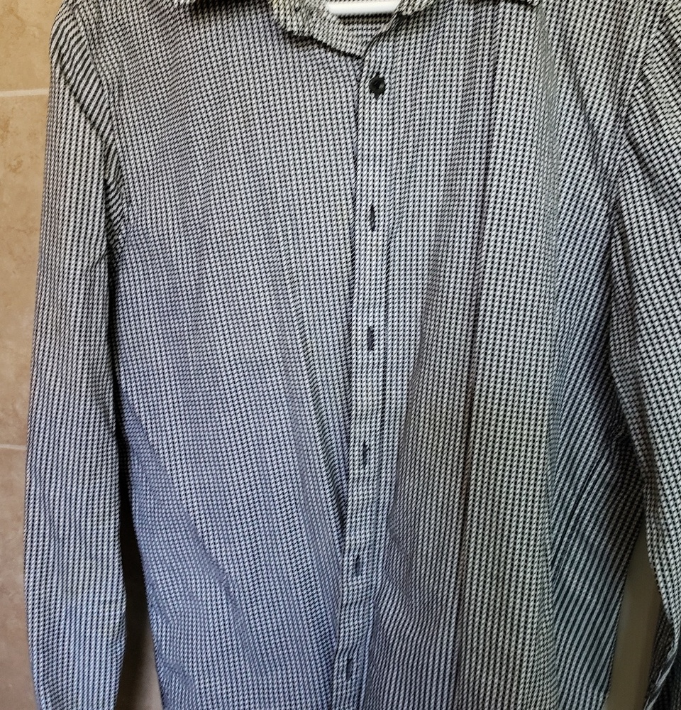 Men's hounds tooth long sleeve(M)